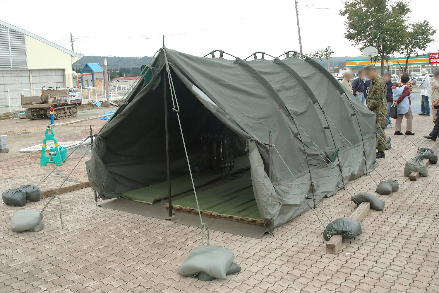 Military Personnel Command Tents