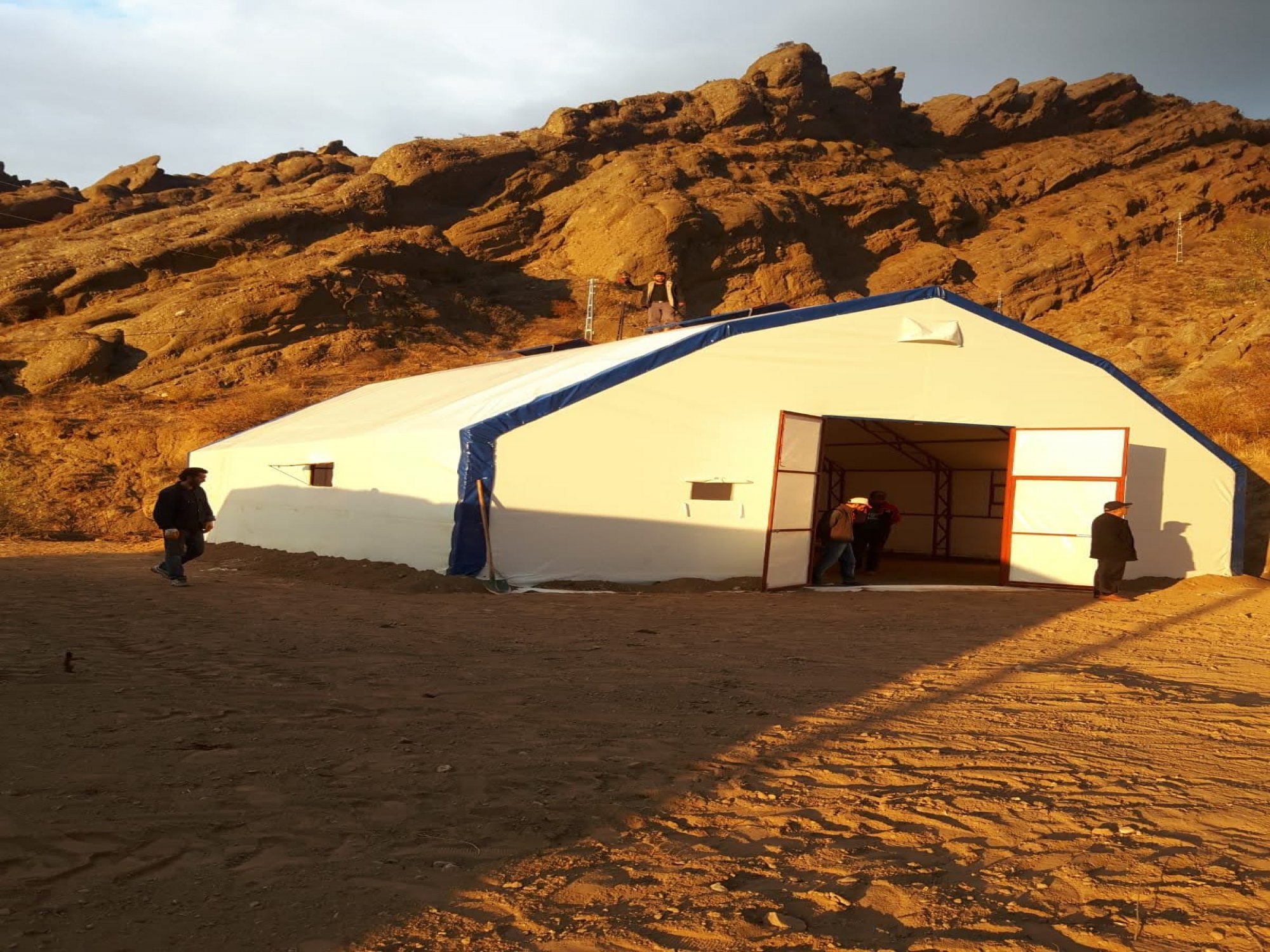 Construction Site Storage Tents